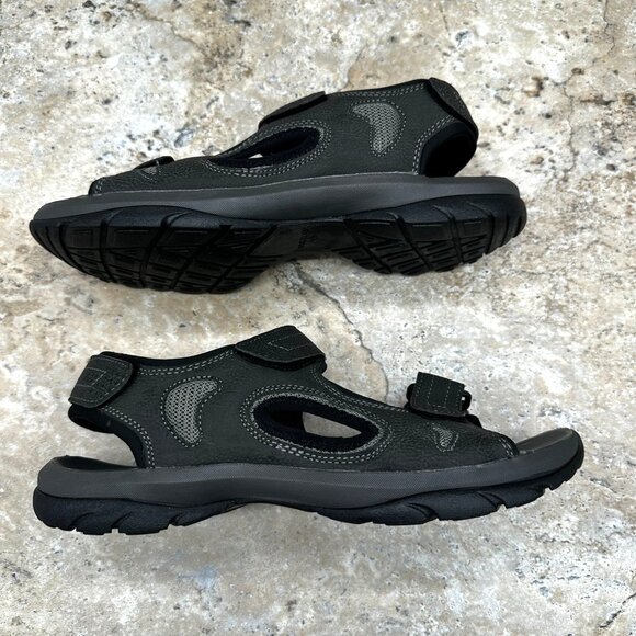 Dockers Mens Sandals Size 10M Charcoal Devon Gladiator Double Strap Outdoor - Picture 8 of 10